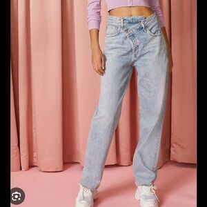 Agolde Criss Cross Upsized Jean in Suburbia